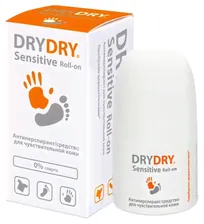 DryDry антиперспирант, ролик, Sensitive, 50 мл