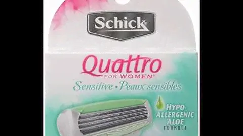 Schick Quattro Sensitive Cartridge Refills   4 ct
