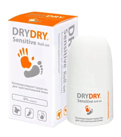 Дезодорант - антиперспирант Dry Dry/Драй Драй Sensitive для чувствительной кожи Roll-on 50мл-0