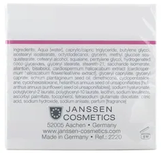 Janssen Sensitive Skin Calming Sensitive Cream Успокаивающий крем для лица, шеи и области декольте, 50 мл