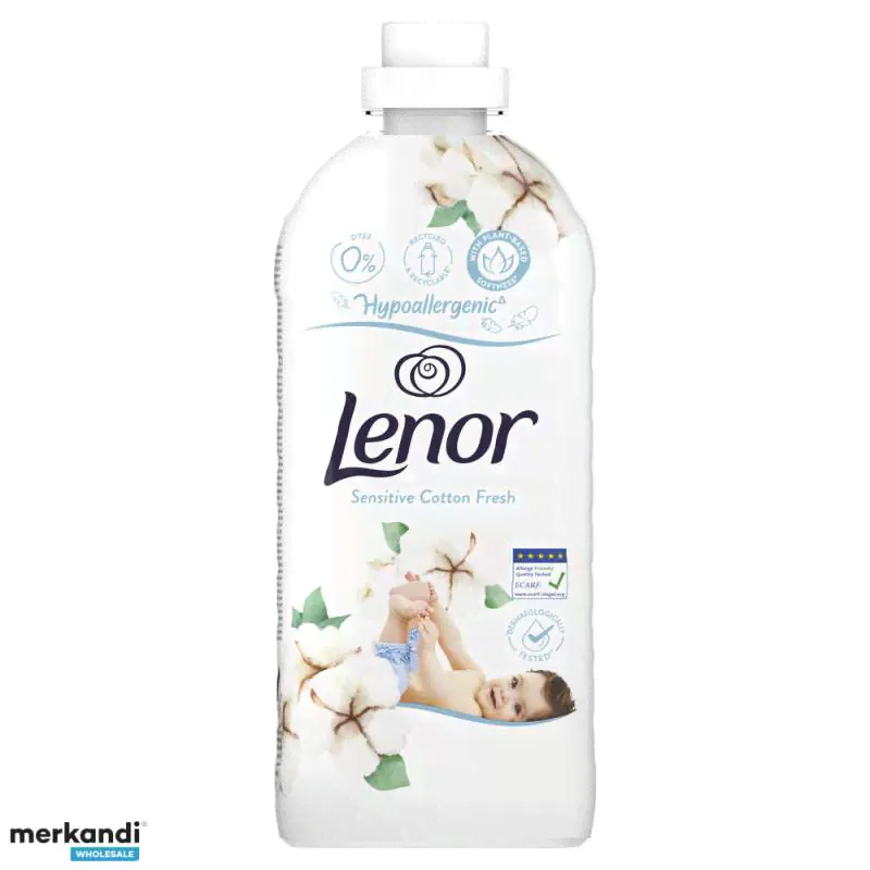LENOR SENSITIVE ХЛОПОК СВЕЖИЙ КОНДИЦИОНЕР ДЛЯ БЕЛЬЯ 1200 МЛ-1