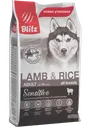 Blitz Sensitive Adult All Breeds Lamb & Rice Блиц для собак всех пород ягненок рис, 15 кг