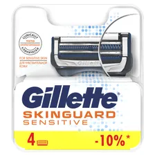 Сменные кассеты Skinguard Sensitive 4шт
