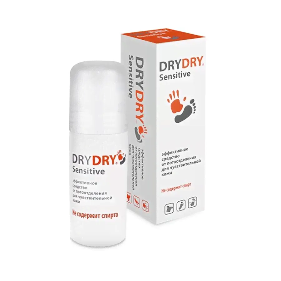 Средство от потоотделения для чувствительной кожи DRY DRY Sensitive, 50 мл в Москве-0