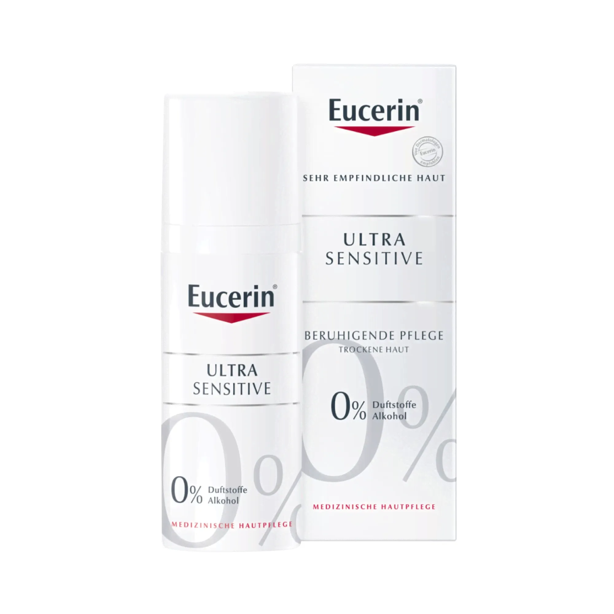 Крем успокаивающий для чувствительной сухой кожи Ultra Sensitive Eucerin/Эуцерин банка 50мл-0