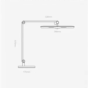 Умная настольная лампа Xiaomi Yeelight LED Light-Sensitive Desk Lamp V1 Pro Clamp Version (YLTD13YL)-1