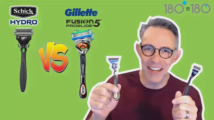 Шик против бритвы Gillette с 5 лезвиями!