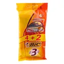 Бритва мужская одноразовая BiC 3 Sensitive 6шт