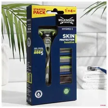 Станок для бритья Wilkinson Sword HYDRO5 Skin Protection Sensitive + 4 кассеты, 5 лвзий
