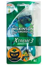 Wilkinson Sword Xtreme3 Sensitive*/ Одноразовый станок для бритья (4 шт.)