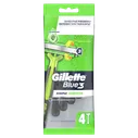 Одноразовые станки GILLETTE BLUE 3 SIMPLE SENSITIVE (4шт)