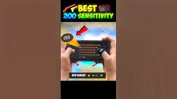 Top 3 Most Dangerous [ 200- SENSITIVITY ] Setting 🔥| Best Headshot Sensitivity In Mobile