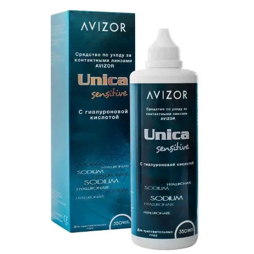 Avizor Unica Sensitive раствор для контактных линз 350 мл в Москве-0