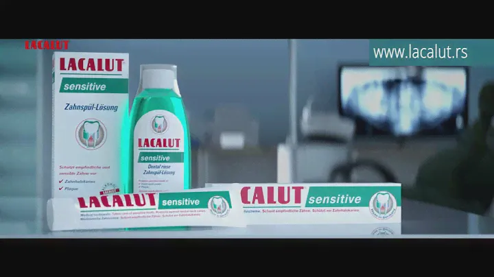 Lacalut sensitive GRATIS zlatna četkica TV reklama