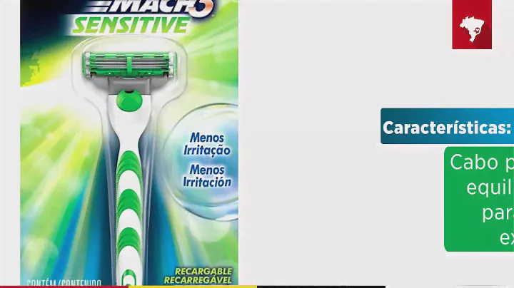 Aparelho Gillette Mach3 Sensitive Recarregavel | Drogaria Minas Brasil