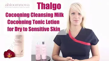 Thalgo Cocooning Cleansing Milk and Tonic Lotion for Dry to Sensitive Skin