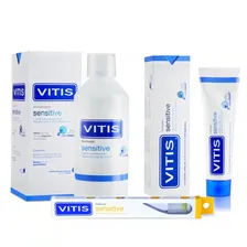 Dentaid Vitis Sensitive набор для чувствительных зубов (зубная щетка, паста и ополаскиватель)