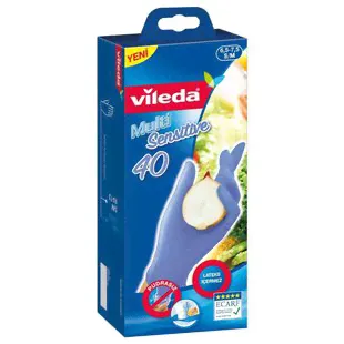 Перчатки Vileda Multi Sensitive 40 шт.-0