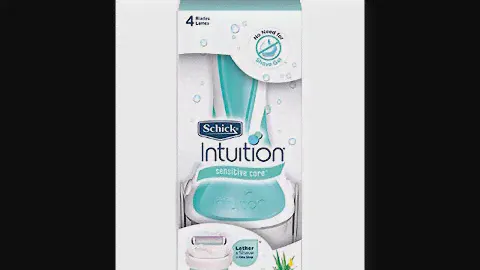 Schick Intuition Sensitive Care Razor for Women with 2 Moisturizing Razor Blade Refills with Natural
