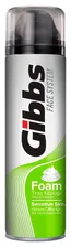 Gibbs Пена для бритья Gibbs Men Sensitive, 200 мл