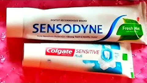 🤩TOOTHPASTE /FOR/ Tooth PAIN/Tooth Ache/Sensitive tooth/ SENSODYNE/ COLGATE SENSITIVE /PLUS/ REVIEW